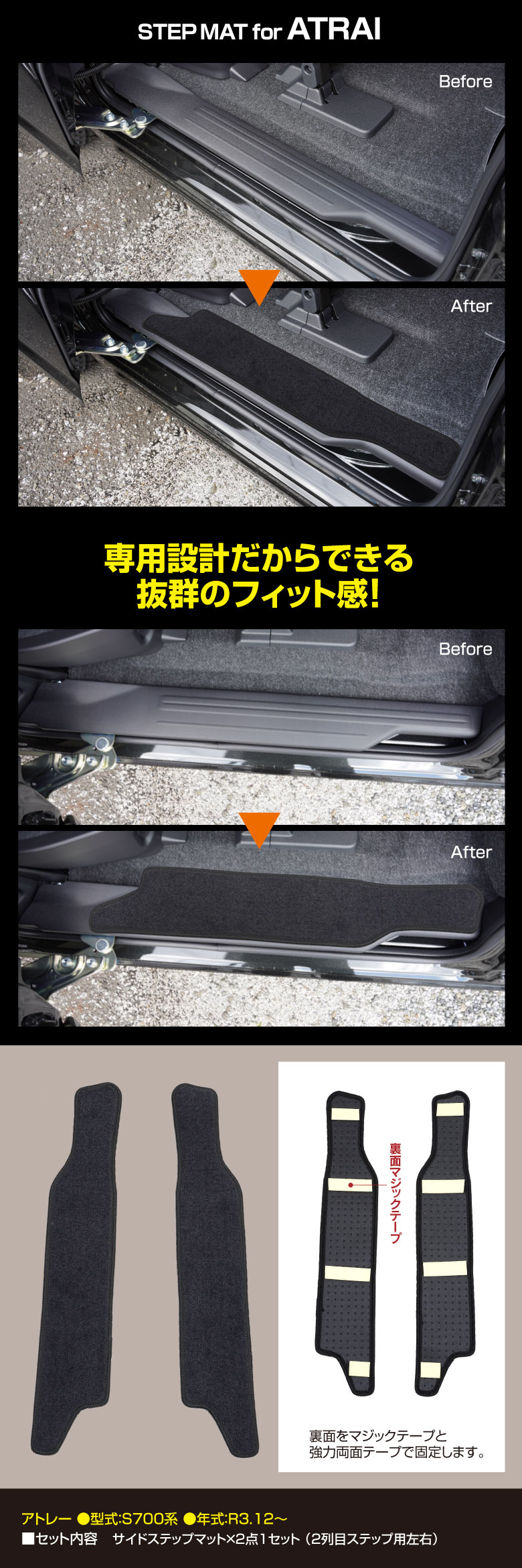 サイドステップマット