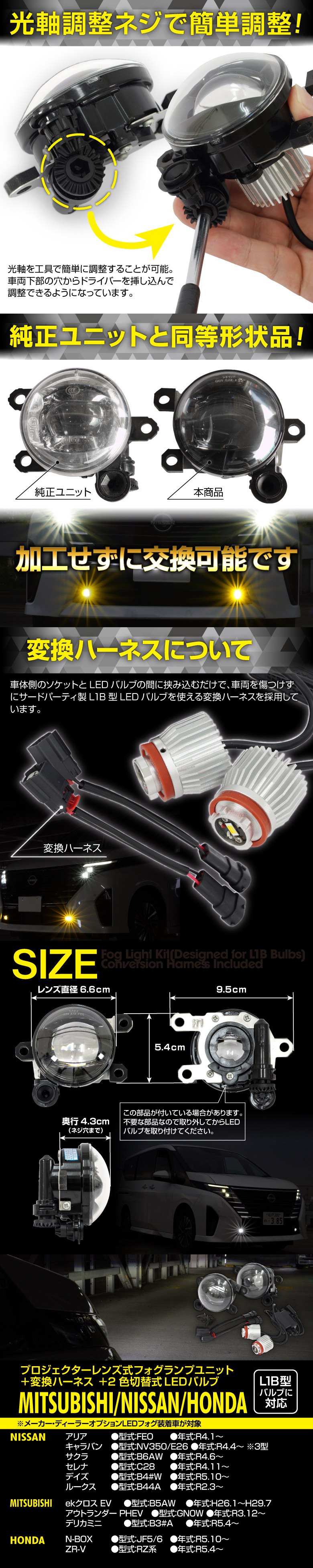 フォグランプユニット