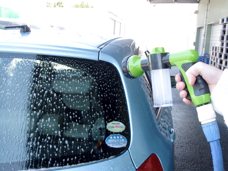 一度使ったら手放せない！ 洗車用 フォームガン