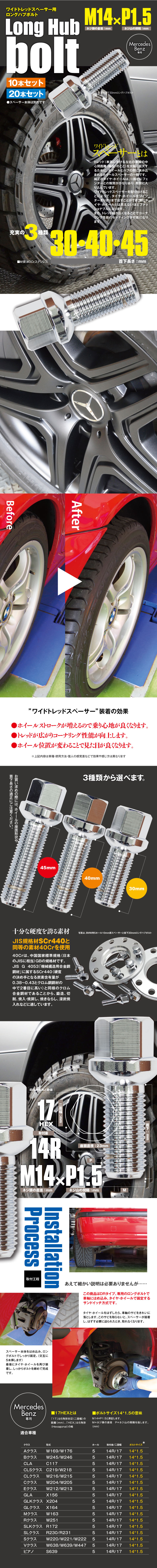 ベンツ用ボルト
